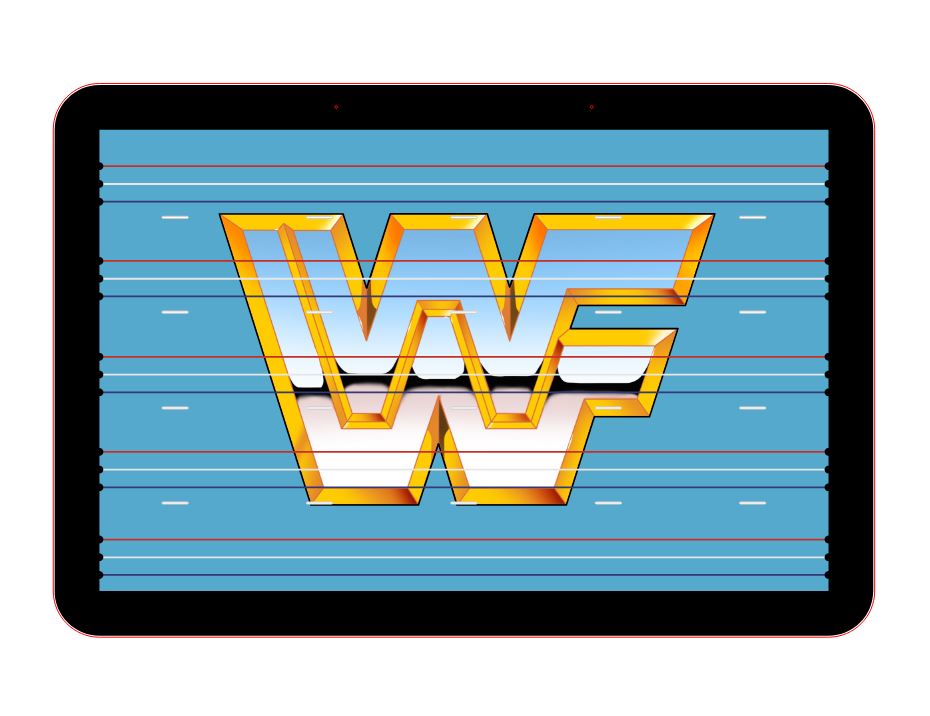 WWF Small Wrestling Action Figure Case
