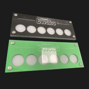 Ewoks 6 Coin Display - Foam Centre