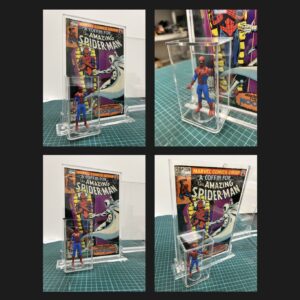 5 Pack US Size Comic Case with FIGURE CASE