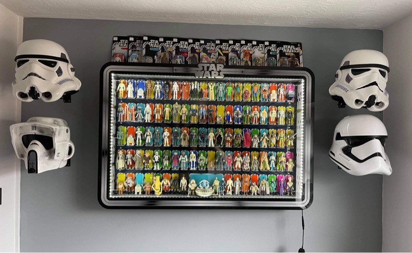 Vintage Figure Display Case - Option F