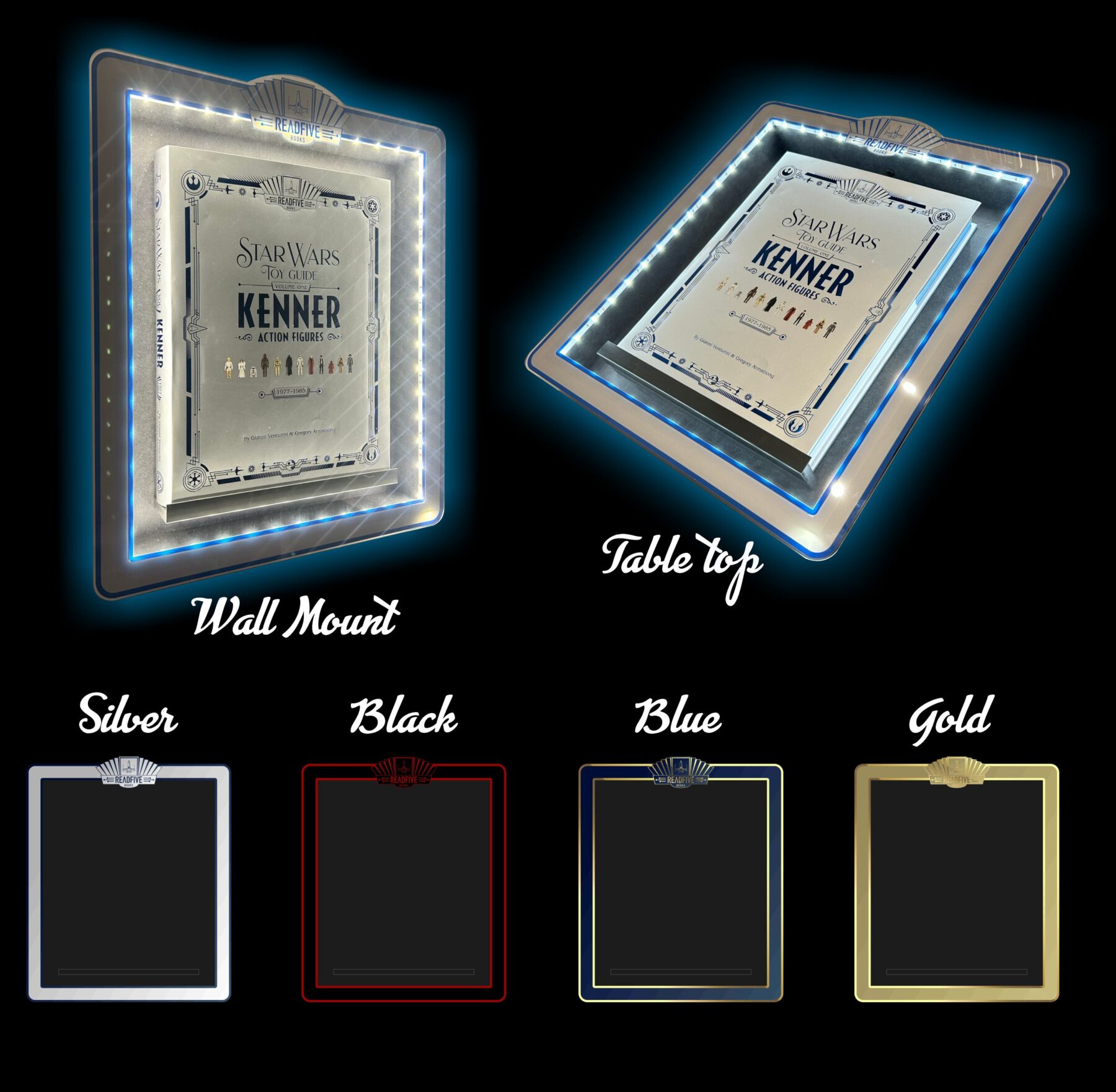 Read Five Book Display Case