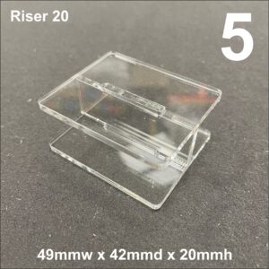 Std Width Riser Only 20 5pck