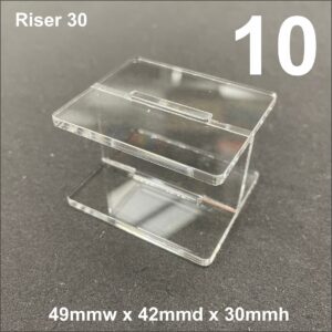 Std Width Riser Only 30 10pck