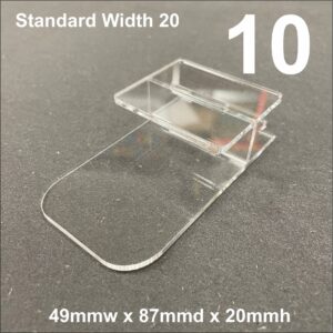 Std Width Riser Shelf 20 10pck