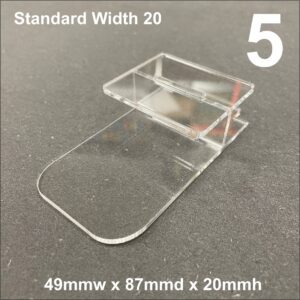 Std Width Riser Shelf 20 5pck